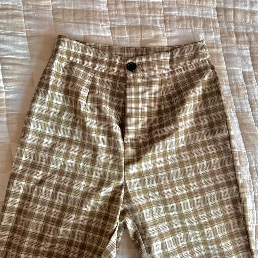 Plaid Flair Trousers